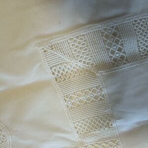 Elegant White Embroidered Home Bedding Pillowcase